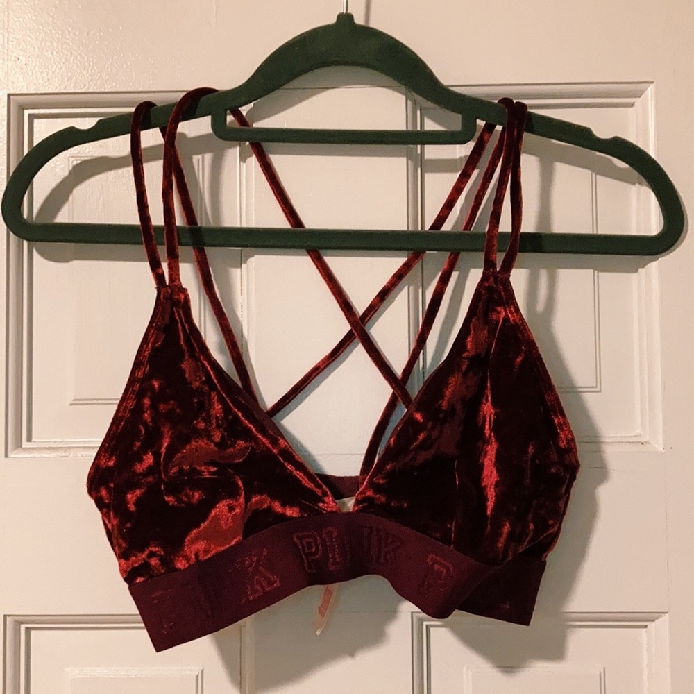 velvet bralette